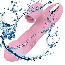 Load image into Gallery viewer, clit Suckers for Women Toy Rabbit Vibrator Stimulator Sex Toys Couples Large Vibration Massage Silent Multi Powerful Adult Realistic Rechargeable Heating Function Vibrating
