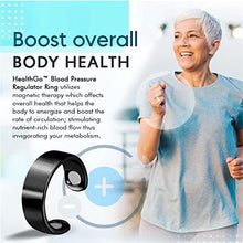 Load image into Gallery viewer, Healthgo Blood Sugar Control Ring, Blood Pressure Ring, Blood Sugar Ring (Silver)
