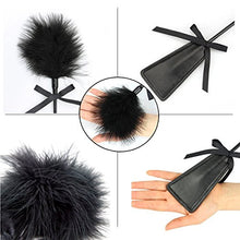 Load image into Gallery viewer, 2 Bondage Blindfold Eye Mask with Under The Bed Restraints System Bondage SM Sex Toy Feather Whip Floggers Feather Tickler Leather Paddle Hand Slapper Spanking Paddle
