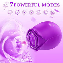 Load image into Gallery viewer, Sex Rose Stimulator for Women, Mini Clitoral Vibrator Stimulator with Sexual Vibrating for Clitoris &amp; Nipple Stimulation, Adult Sex Toys &amp; Games for Women Couples, Purple
