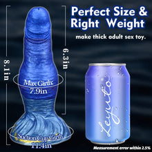 Load image into Gallery viewer, 8.1&quot; Knot Dildo Dragon Dildo Monster Suction Cup Dildo, Fantasy Anal Dildo G Spot Prostate Massager Adult Sex Toy, Hands-Free Play for Male Female Couple Pleasure
