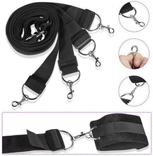 Load image into Gallery viewer, Wrist and Ankle Restraints for Couple Under Queen Bed Bondaged Restraints Kit Sex Bonding Straps for Couples Women Sexy Blindfolds and Handcuffs Bondaged Kit Adult Set Neck to Wrist Sweater o1
