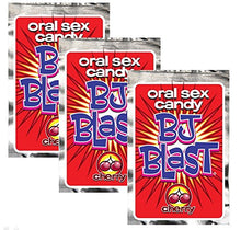 Load image into Gallery viewer, Pipedream Products Bj Blast Oral Sex Candy CHERRY Flavor Pack 3
