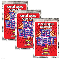 Pipedream Products Bj Blast Oral Sex Candy CHERRY Flavor Pack 3