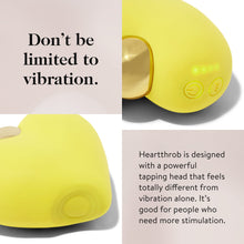 Load image into Gallery viewer, goop Wellness Heartthrob Vibrator | Clitoral Stimulator &amp; Massager | 2 Motors with 3 Speeds and 7 Vibrating Patterns Each | Rechargeable Vibrator | Waterproof Vibrator | Phthalate, Latex, &amp; BPA Free
