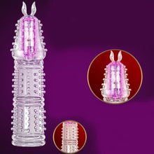 Load image into Gallery viewer, ser of 3 Dick Sleeve Crystal Dick Extender Extension Sleeve Dick Extension Cover Sleeve
