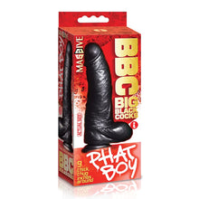 Load image into Gallery viewer, Sexy, Kinky Gift Set Bundle of Big Black Cock Phat Boy 9 Inch Dildo and Icon Brands Silibuns, Silicone Bunny Bullet, Purple
