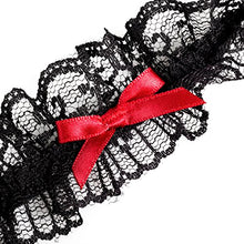 Load image into Gallery viewer, EasyToys Sexy Lingerie Lace Garter, Black, 7 Gram
