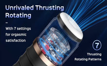 Load image into Gallery viewer, Honey Play Box Automatic Male Masturbator WarriorHands-Free Thrusting Male Masturbators 7 Vibrating Modes Powerful Rechargeable Self-Pleasure Masturbation Cup Men Sensory Sex Toy 10.59 inch Black
