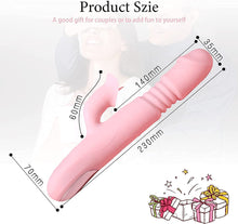 Load image into Gallery viewer, Thrusting Vibrator for Women, Vibrator Adult Sensory Toys G Spot Sex Toy with 3 Telescopic &amp; 10 Vibration Modes, Adult Sex Toys with Quiet Dual Motors for Solo Sex or Couples Game
