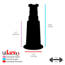 Load image into Gallery viewer, LeLuv Ultima Vacuum Pump Black Rubber Padded Handle Premium Slippery Silicone Hose Natural Body Enhancement Single Medium Breast Suction Cup
