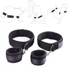 Load image into Gallery viewer, Bed Restraint Kit for Couples Under King Bed Restraints for Adult Couples Bondaged Kit Tie Down Straps Sex Resistant Set for Adult Women Submissive Bondaged Restraints Sex Set Hand and Legs Sweater P-
