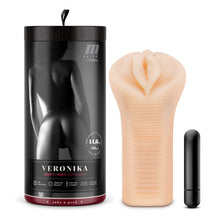 Load image into Gallery viewer, Blush M Elite - Soft and Wet Veronika - 6.5&quot; Masturbator Sex Toy - Incredible Lifelike &amp; Realistic Feel - Ribbed Interior, Open Ended Stroker, Self Lubricating - Single Speed Vibrating Bullet Included
