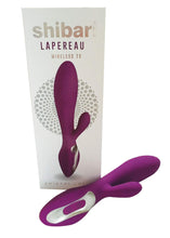 Load image into Gallery viewer, SHIBARI Lapereau Wireless Rabbit Vibrator, 7X, Purple (Pack of 2)
